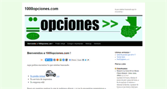 Desktop Screenshot of 1000opciones.com