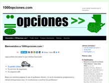 Tablet Screenshot of 1000opciones.com